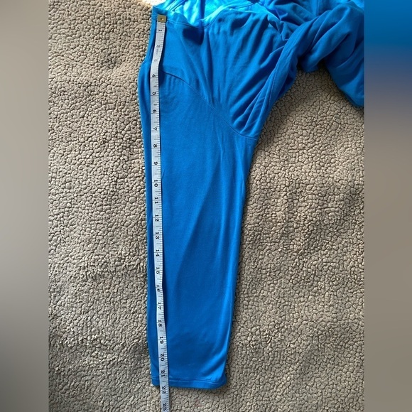 LOGO by Lori Goldstein Rayon 3/4 Sleeves Top Lace Hem Side Pockets Size: Small - Picture 6 of 11